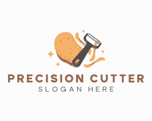 Potato Chips Peeler logo design