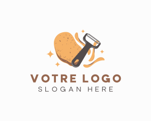 Chips - Potato Chips Peeler logo design