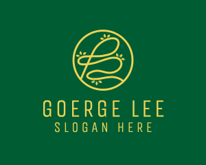 Vegan - Leafy Letter B logo design