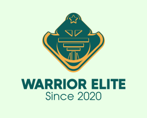 Military Rank Badge logo design