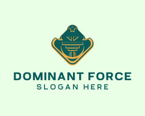 Military Rank Badge logo design