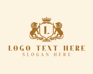 Prestige - Royal Lion Crest logo design