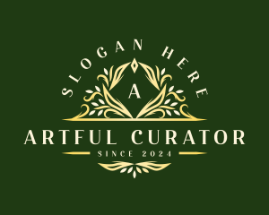 Elegant Floral Boutique logo design