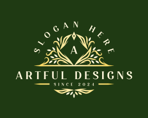 Elegant Floral Boutique logo design