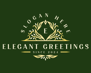 Elegant Floral Boutique logo design