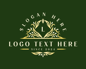 Vintage - Elegant Floral Boutique logo design