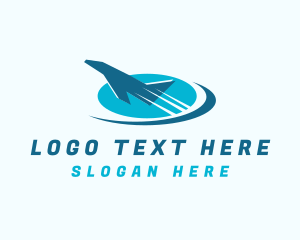 Transportation - Express Jet Plane logo design