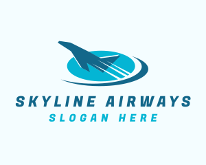 Airliner - Express Jet Plane logo design