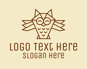 Wise - Happy Wise Owl logo design