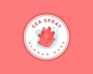 Coral Beach Aquarium logo design