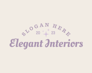 Elegant Pastel Retro logo design