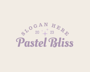 Pastel - Elegant Pastel Retro logo design