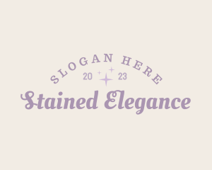 Elegant Pastel Retro logo design