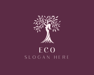 Spa - Woman Wellness Tree logo design