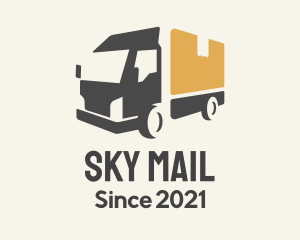 Parcel Truck Logistics logo design