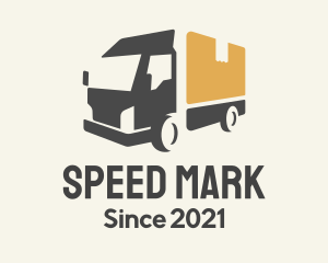 Parcel Truck Logistics logo design