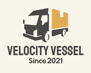 Parcel Truck Logistics logo design