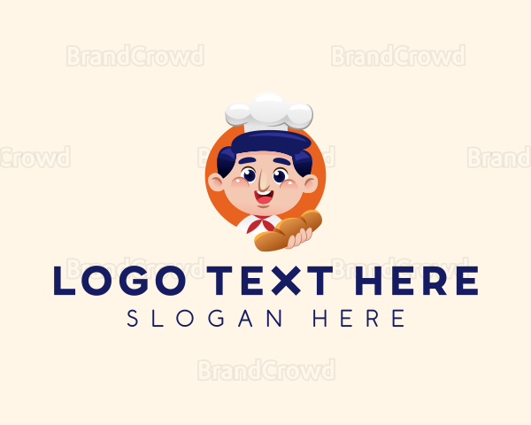 Bread Baker Mascot Logo