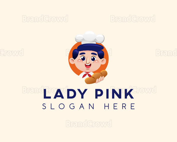Bread Baker Chef Logo