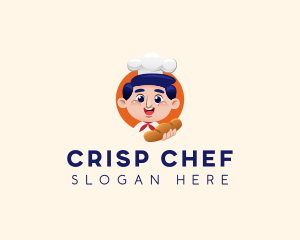 Bread Baker Mascot logo design