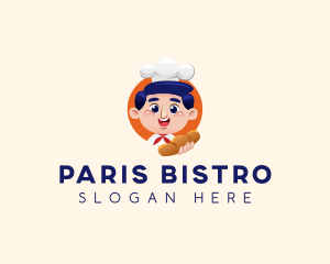 Bread Baker Mascot logo design