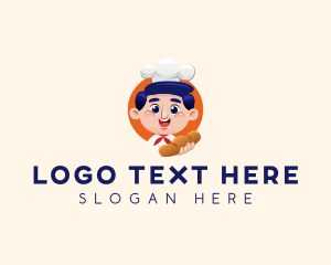 Bread Baker Chef Logo