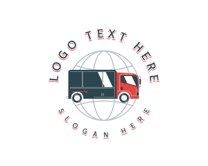 Global Logistics Truck Logo