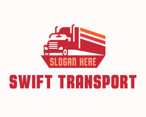 Logistics Transportation Truck logo design