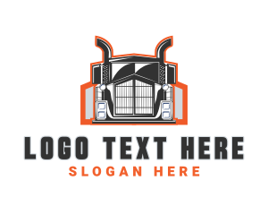 Moving Company - Moving Trailer Truck logo design