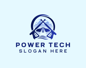 Power Washing House Logo
