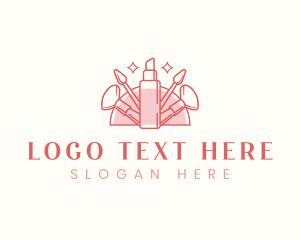 Mascara - Makeup Beauty Cosmetics logo design