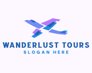 Plane Pilot Travel logo design