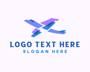 Cargo - Plane Pilot Logistics logo design