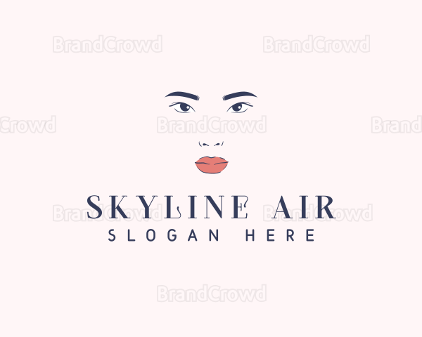 Asian Beauty Face Logo