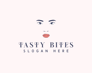 Caucasian - Asian Beauty Face logo design