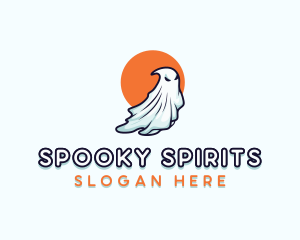 Halloween - Scary Halloween Ghost logo design