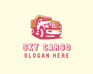 Dump Truck Construction Trucking logo design