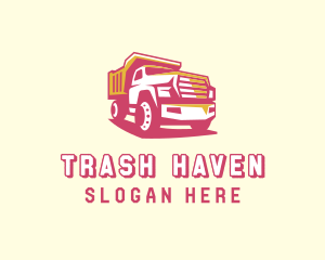 Dump Truck Construction Trucking logo design