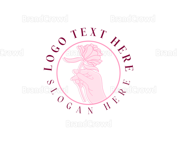 Floral Wedding Florist Logo