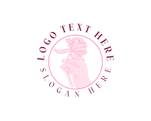 Floral Wedding Florist Logo