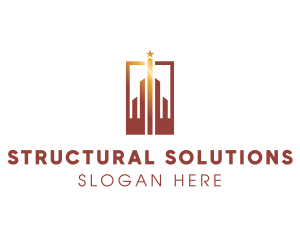 Structural - Elegant Property Buildings logo design