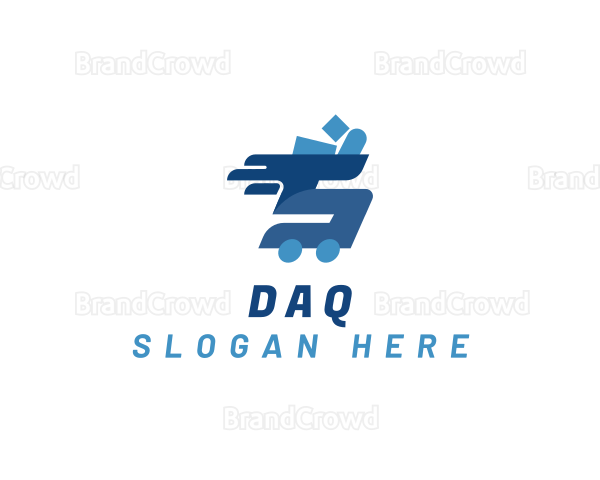 Delivery Shopping Cart Logo