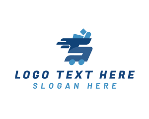 Mall - Delivery Shopping Cart logo design