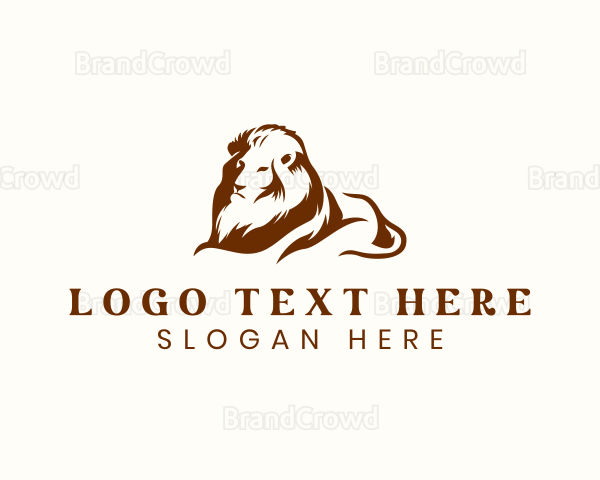Luxury Lion Mane Logo
