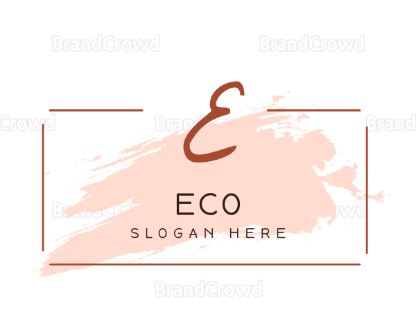 Cosmetic Beauty Letter Logo