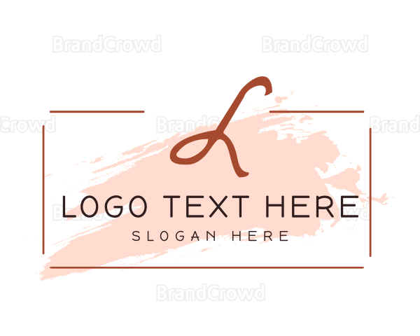 Cosmetic Beauty Letter Logo