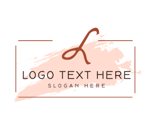 Frame - Cosmetic Beauty Letter logo design