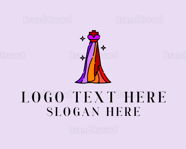 Stylish Mannequin Dress Gown Logo