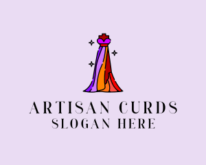 Stylish Mannequin Dress Gown logo design