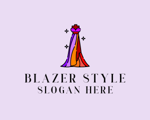 Stylish Mannequin Dress Gown logo design